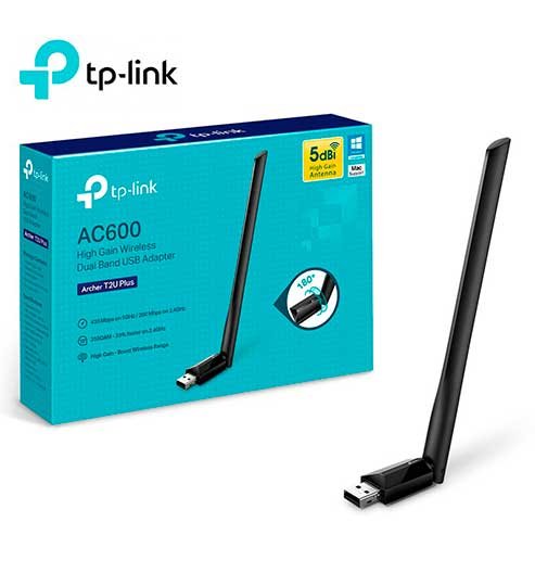 ADAPTADOR USB WIFI DOBLE BANDA 2.4-5GHZ ANTENA EXTERNA