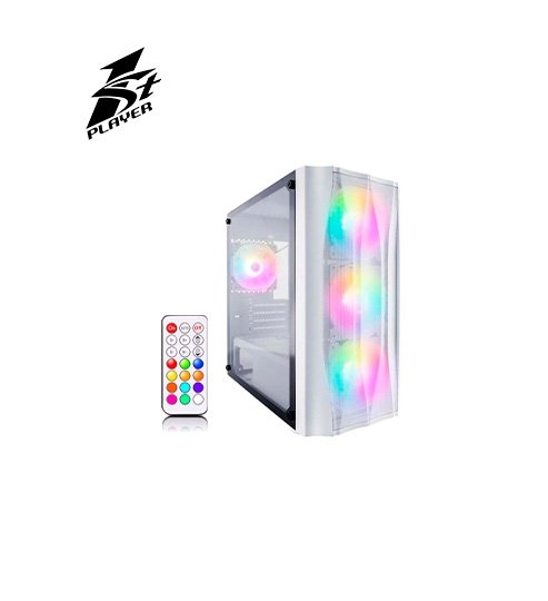 CASE GAMING X3-M BLANCO 1ST PLAYER 4FAN RGB