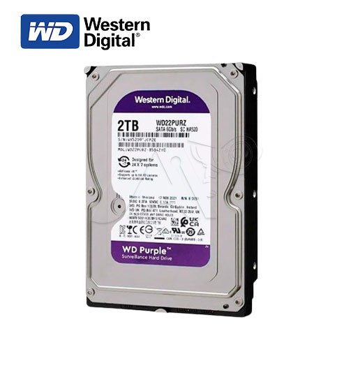 DISCO DURO PURPLE WD 2 TERAS SATA