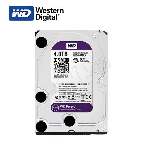 DISCO DURO PURPLE WD 4 TERAS SATA