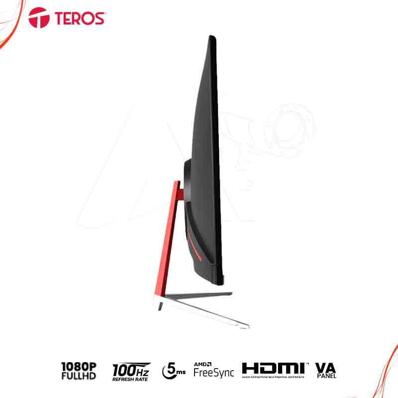 Monitor CURVO Teros TE-2401S, 23.8" VA, 100Hz,5ms, 1920x1080 Full HD, VGA, HDMI - Imagen 2