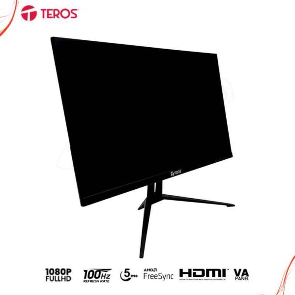 Monitor Teros TE-2412S, 23.8" IPS,1ms,100HZ,1920x1080 Full HD, HDMI, VGA - Imagen 2