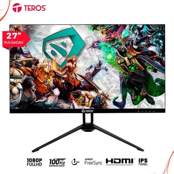 MONITOR TEROS 27" TE-2712S IPS 100HZ 1MS FLAT FHD