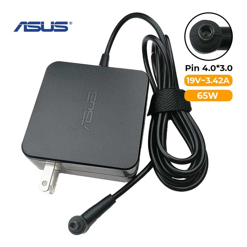 Cargador Asus 65w 19v 3.42a ( 4.5*3.0mm ) Punta Pin Medio Original - Imagen 2