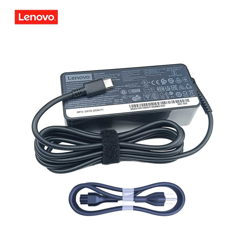 Cargador Lenovo tipo C Original 20v 3.25a 65w