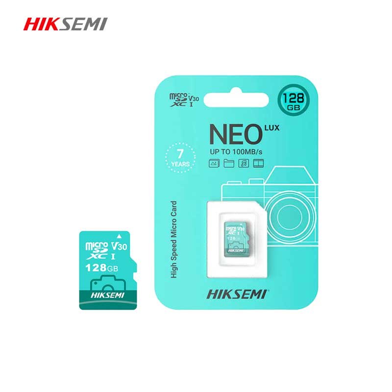 Memoria MicroSD HIKSEMI 128GB V30 Neo Lux